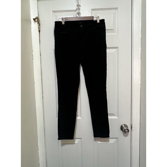 Joe's Womens Corduroy Ankle Jeans Size W 29 Black Chelsea Fit Skinny Leg Pockets - Picture 1 of 6
